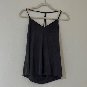 Gray halter top